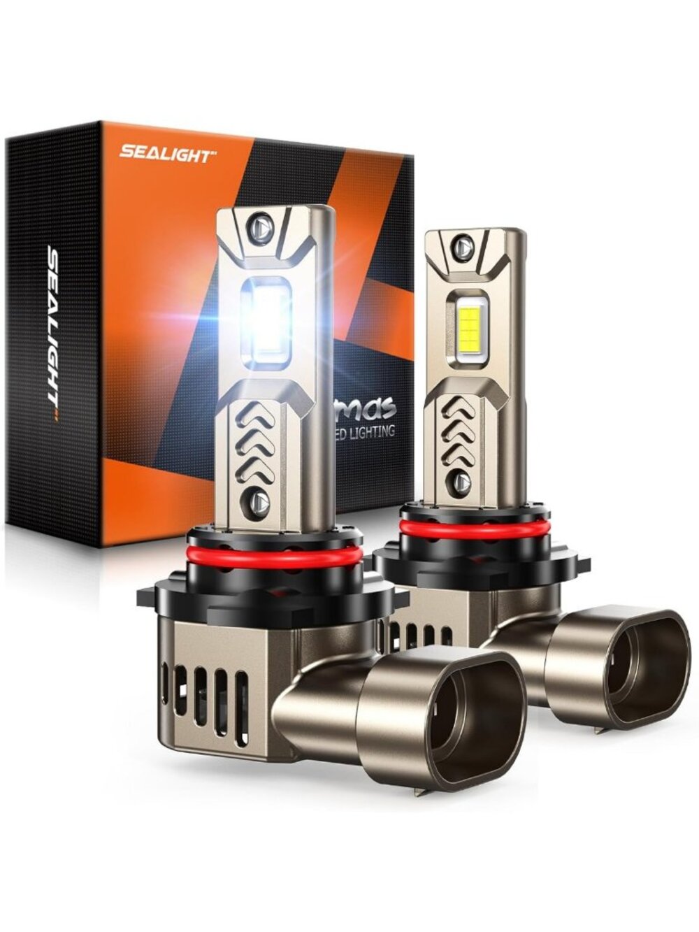 Super Bright 9005 LED Headlight Bulbs, 1200% Brightness, 6500K Cool White